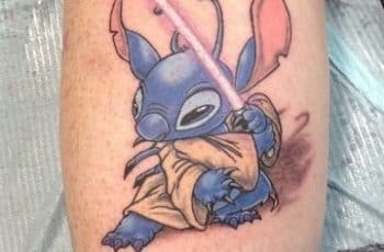 Curiosos y originales tatuajes de lilo y stitch