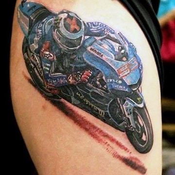 tatuajes de motos para hombres modernas