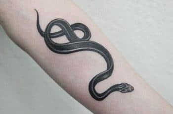 Asombrosos tatuajes de serpientes en el brazo