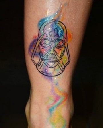 tatuajes de star wars coloridos