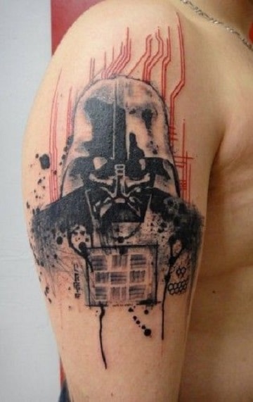 tatuajes de star wars en el brazo