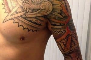 tatuajes tribales aztecas para hombre