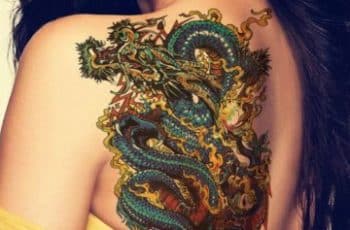 Diseños de grandiosos tatuajes de dragones japoneses