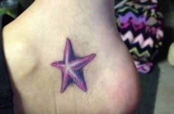 Diseños originales para tatuajes de estrellas en el pie