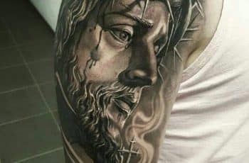 Retratos y diseños de tatuajes de jesus de nazaret