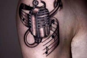 tatuajes de signos musicales para hombres