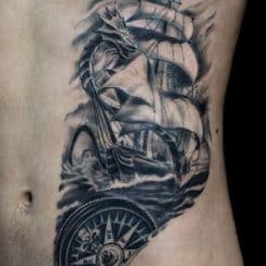 Ideas y diseños de tatuajes marineros para hombres
