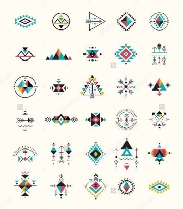 plantillas de tatuajes pequeños geometricos