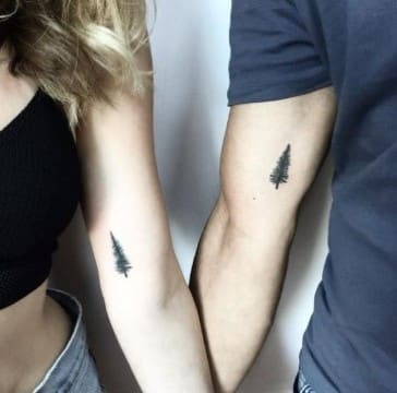 tatuajes de hermano y hermana de arboles