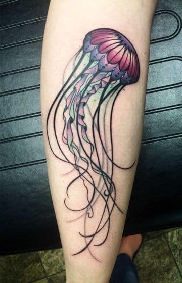tatuajes relacionados con el mar medusas