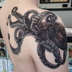 Originales y especiales tatuajes de animales marinos