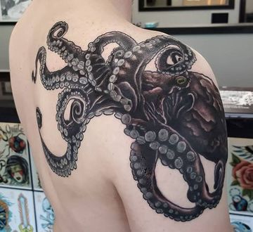 tatuajes de animales marinos hombres