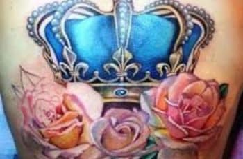 Realistas y asombrosos tatuajes de coronas a color