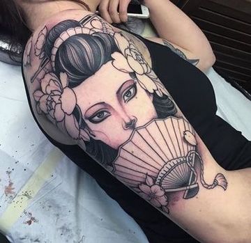 tatuajes japoneses para mujeres brazo