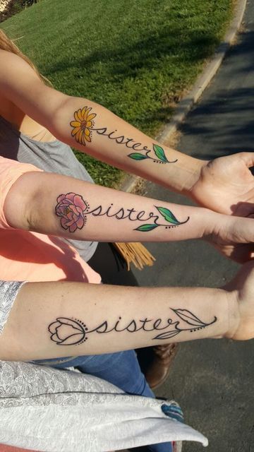 tatuajes para 3 personas brazos