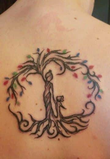 tatuajes para madres solteras espalda