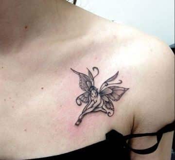 tatuajes de hadas goticas pequeños