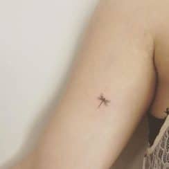 Profundos significados de tatuajes de libelulas pequeñas