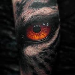 Grandiosos diseños de tatuajes de ojos de gato