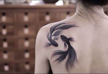 como hacer tatuajes con tinta china en la espalda
