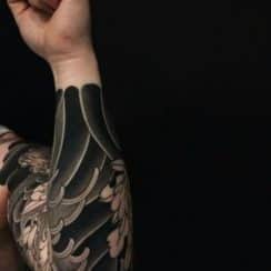 Grandiosos y solidos fondos para tatuajes en el brazo