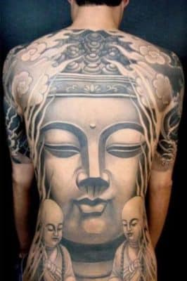 tatuajes grandes para hombres orientales