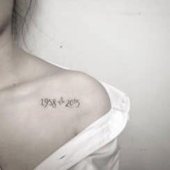 Sencillos y originales tatuajes para recordar a alguien