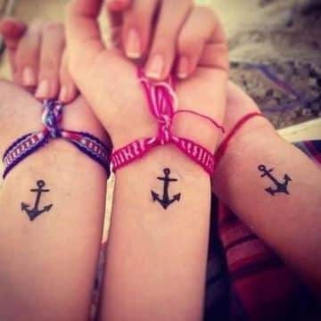 Algunos De Los Disenos De Tatuajes Iguales Para Amigas