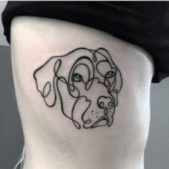 Tamaños de imagenes de perros dibujados para tatuarse