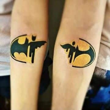 tatuajes de amigos hombres de batman