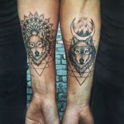 Ideas en diseños de tatuajes de amigos hombres