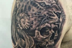diseños tatuajes de jaguares mayas