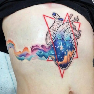 fotos de tatuajes de corazones para hombres