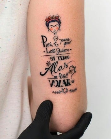 tatuajes de frida kahlo frases