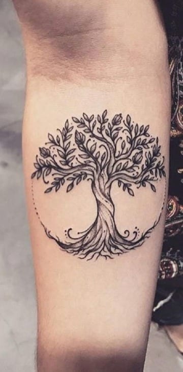 fotos de los mejores tatuajes del arbol de la vida
