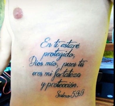 imagenes de tatuajes de salmos en español