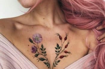 Imagenes ideales en tatuajes para mujeres en los senos