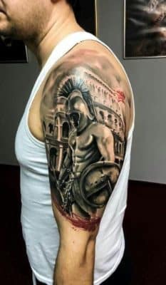 diseños de tatuajes de guerreros troyanos