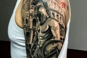 diseños de tatuajes de guerreros troyanos