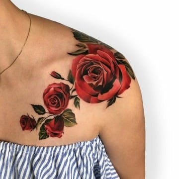 los mejores tatuajes de rosas 2018