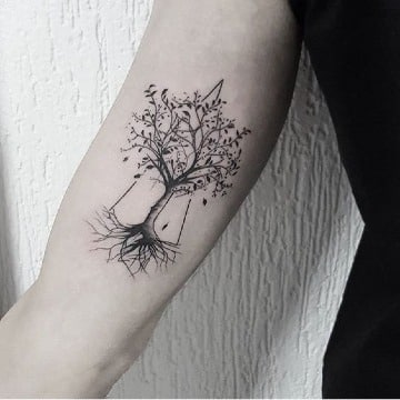 imagenes de tatuajes en el brazo de arboles