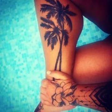 los mejores tatuajes de palmeras significado