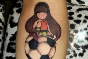 imagenes de tatuajes de futbol femenino