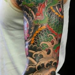 5 rasgos de los tatuajes de dragones chinos en el brazo