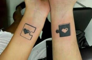 Originales tatuajes de rompecabezas para parejas 2019