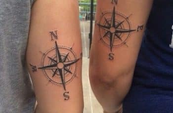 2 significados en los tatuajes de brujulas para parejas