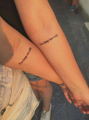 tatuajes para parejas lesbianas frases