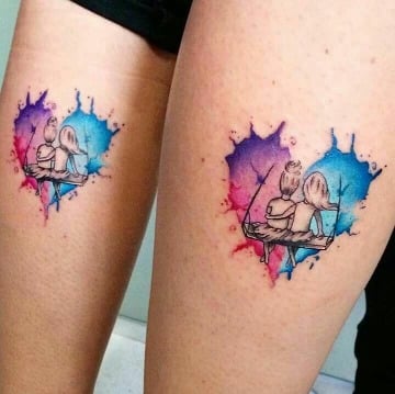 tatuajes que representen el amor de hermanas