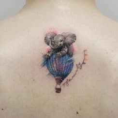 Los tatuajes de elefantes significado en 3 conceptos