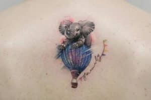tatuajes de elefantes significado de familia